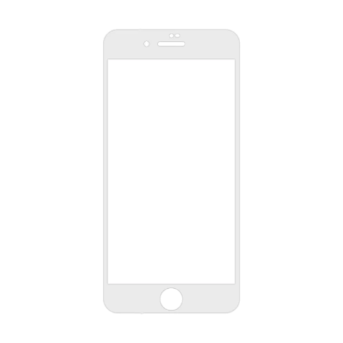 Heltäckande Skärmskydd Vit i härdat glas till iPhone 8