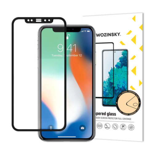 Heltäckande Skärmskydd i härdat glas till iPhone 12