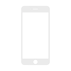 Heltäckande Skärmskydd Vit i härdat glas till iPhone 8