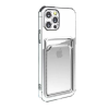 Antishockskal Transparent med korthållare till iPhone 13 Pro